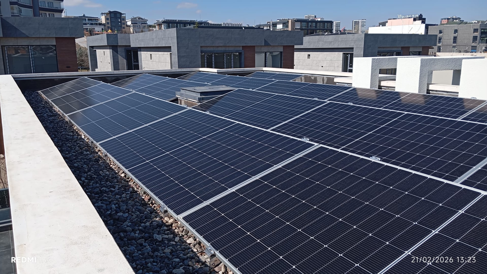 Cem Camuşcu GES güneş enerjisi sistemi saha fotoğrafı